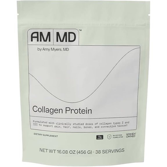 Amy Myers MD Collagen Protein Powder for Hair Skin Nails