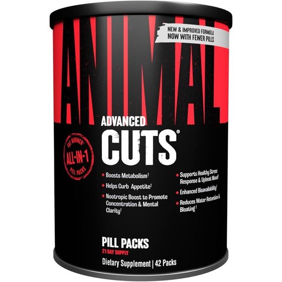 Animal Cuts Thermogenic Fat Burner Pills (42 Packs)