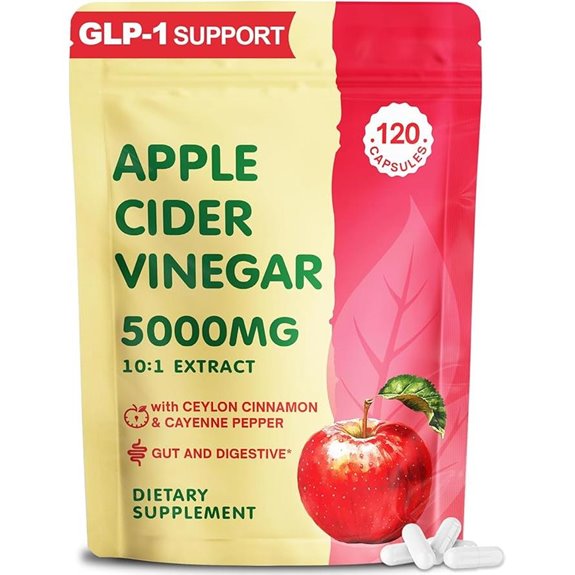 Apple Cider Vinegar 5000mg Capsules with Mother 120 Ct