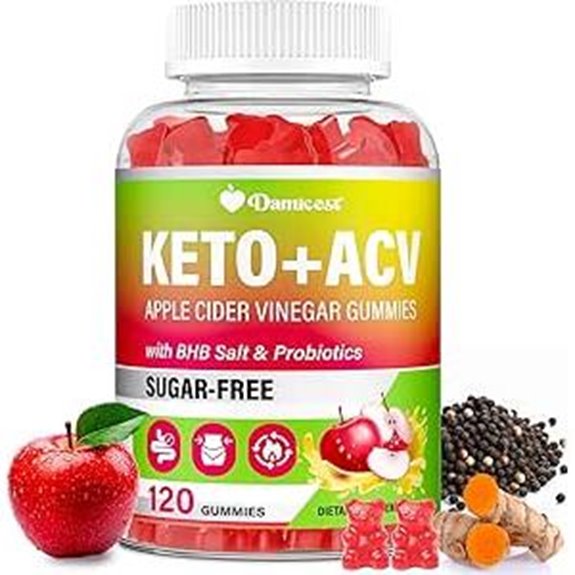 Apple Cider Vinegar Gummies with Probiotics & B12 (120)