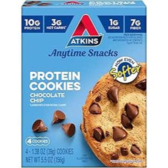 Atkins Chocolate Chip Protein Cookie 4 Count