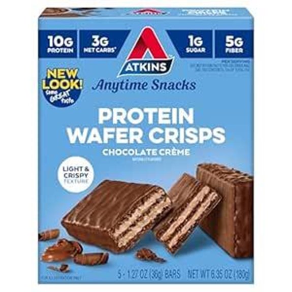 Atkins Chocolate Crème Protein Wafer Crisps (5)