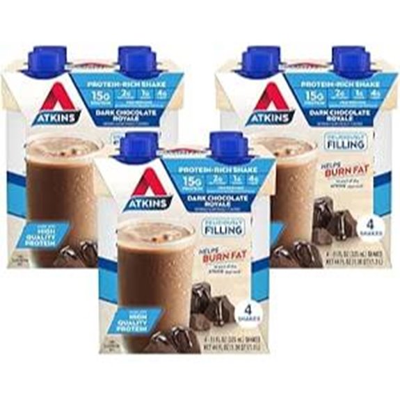 Atkins Dark Chocolate Royale Protein Shake (12 Count)