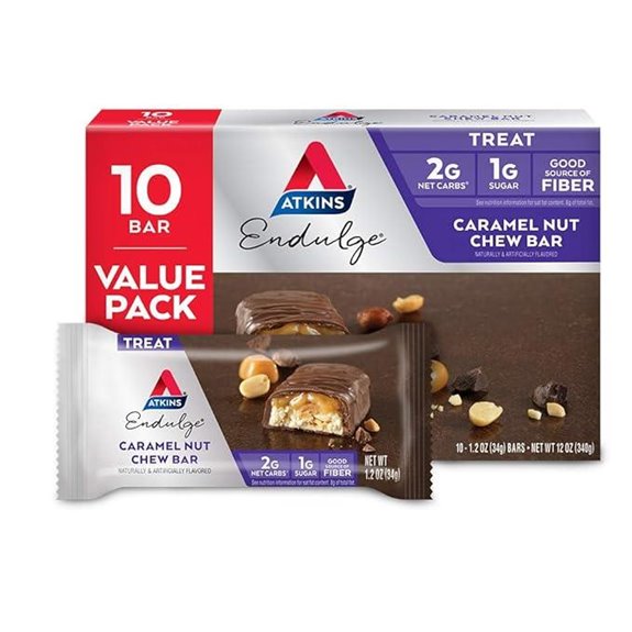 Atkins Endulge Caramel Nut Chew Bar (10 Count)