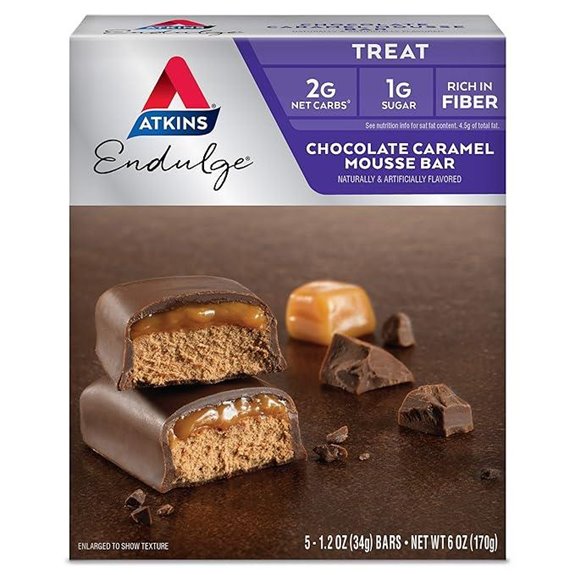 Atkins Endulge Chocolate Caramel Mousse Bars
