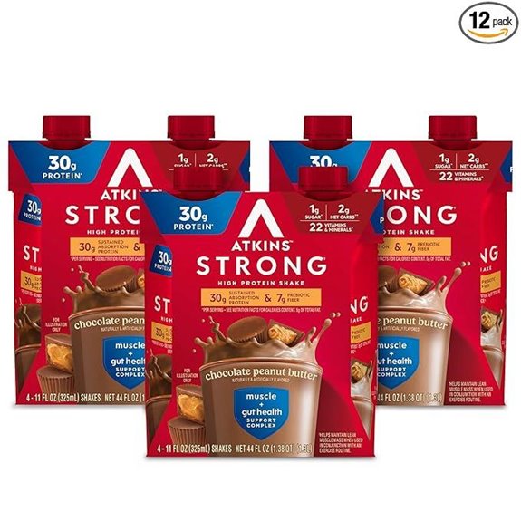 Atkins High Protein Shake Chocolate Peanut Butter (12)