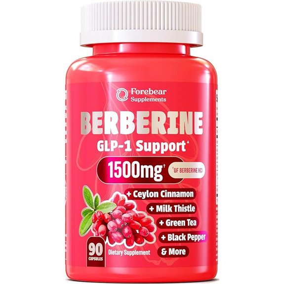 Berberine 1500mg GLP-1 Weight Loss Pills (90)