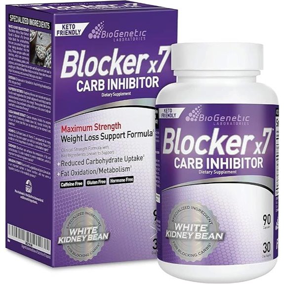 BioGenetic Carb Blocker X7 - Appetite Suppressant 90 Capsules