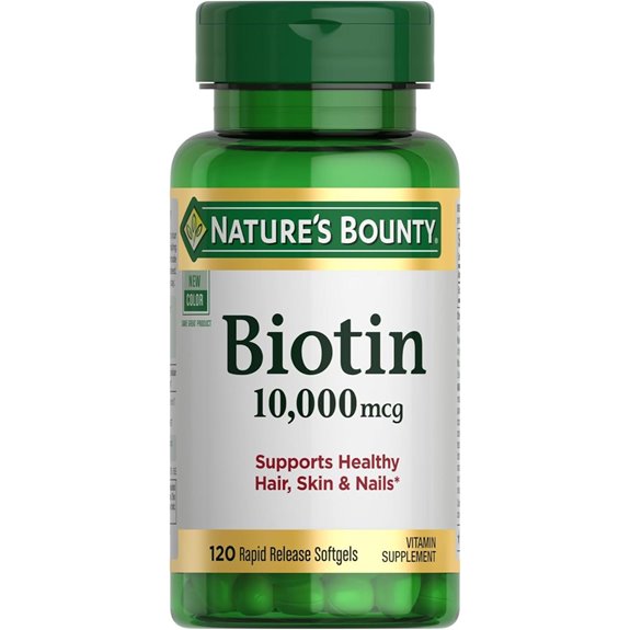 Nature&rsquo;s Bounty Biotin Hair Skin & Nails Vitamins 10,000 mcg