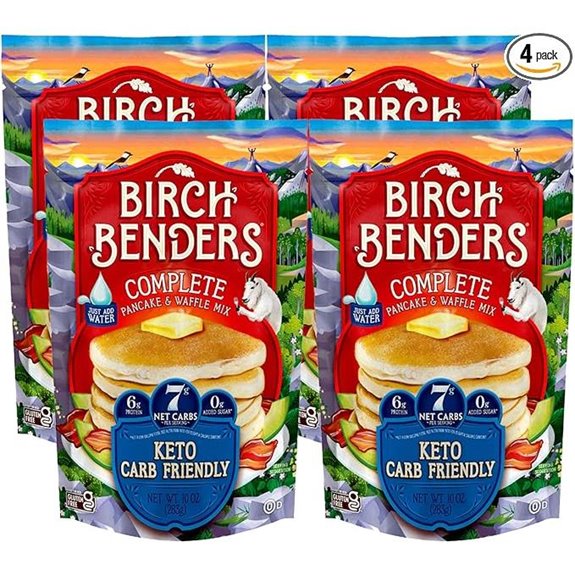 Birch Benders Keto Pancake and Waffle Mix 10 oz. (Pack of 4)