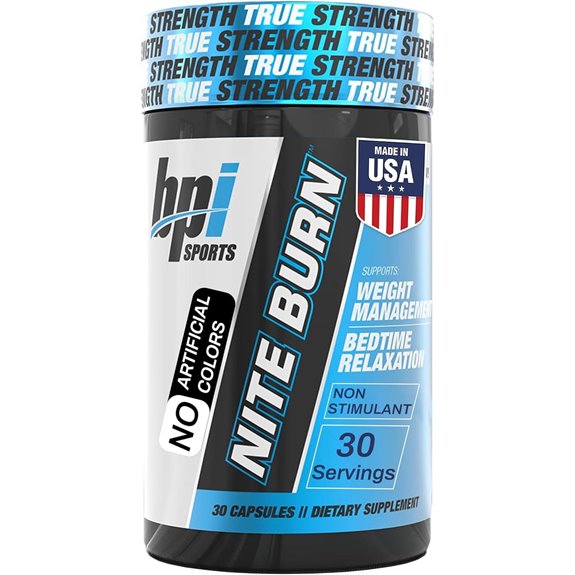 BPI Night Burn Fat Burner for Sleep Support