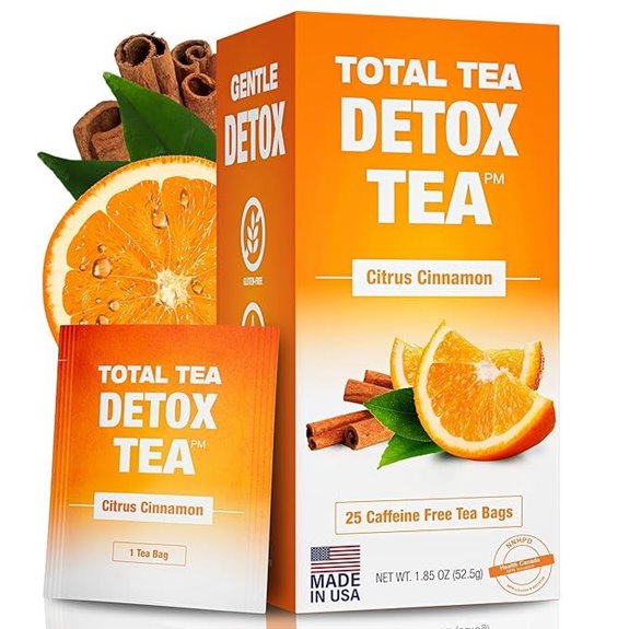 Total Tea Slimming Detox Tea - Caffeine Free 25 Days