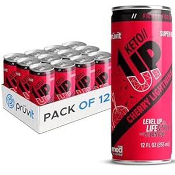 Cherry Lightning Keto Drink – Ready-to-Drink Ketones (12 Pack)