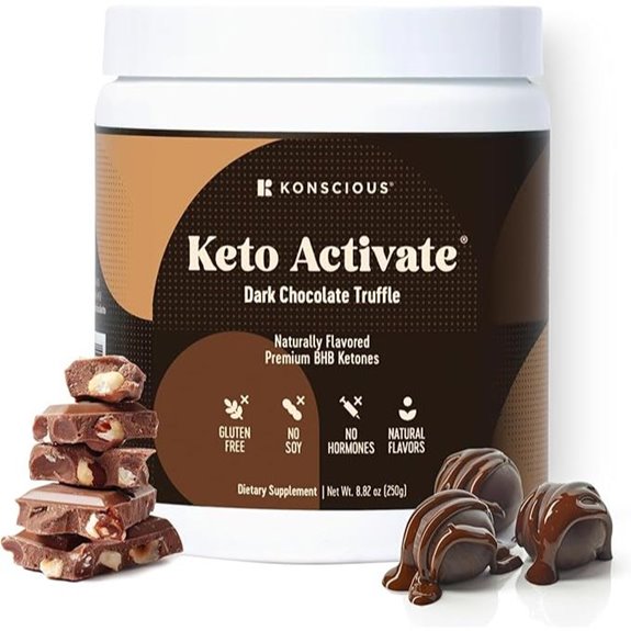 Dark Chocolate Ketone Shake for Ketosis & Energy Boost