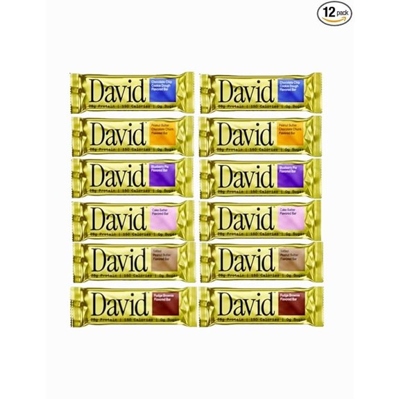 David&rsquo;s Protein Bar Variety Pack (12 Bars)