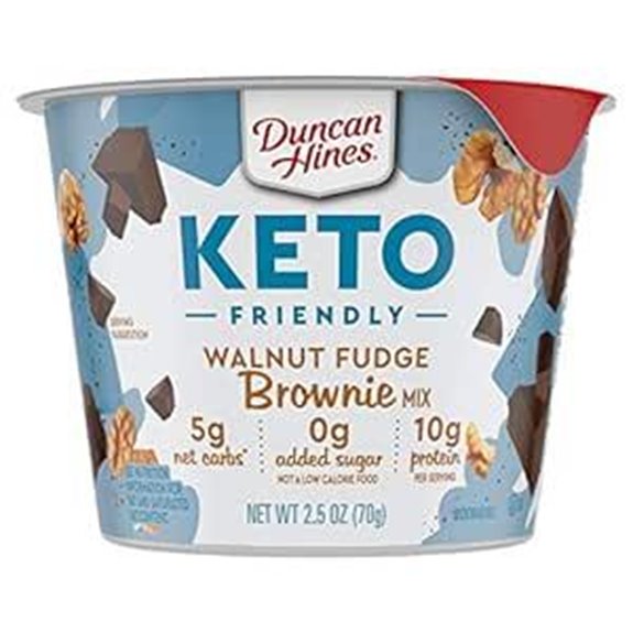 Duncan Hines Keto Walnut Fudge Brownie Mix