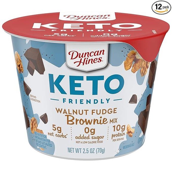 Duncan Hines Keto Walnut Fudge Brownie Mix (12)
