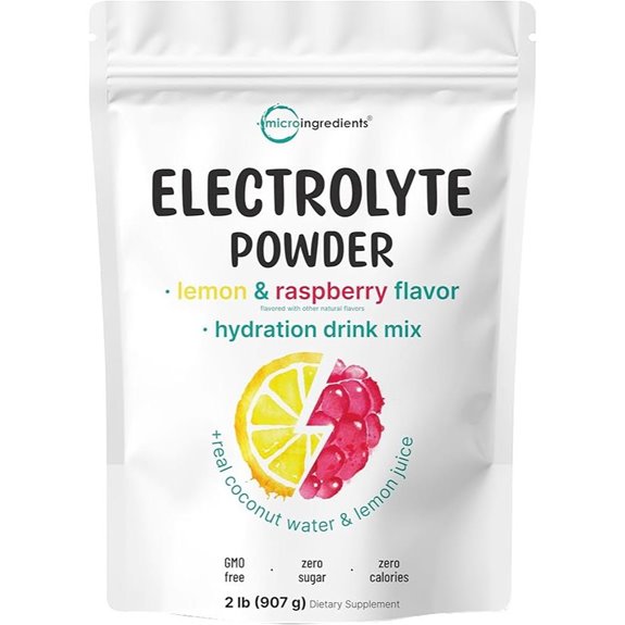 Electrolyte Powder 2 lb Lemon Raspberry Keto-Friendly