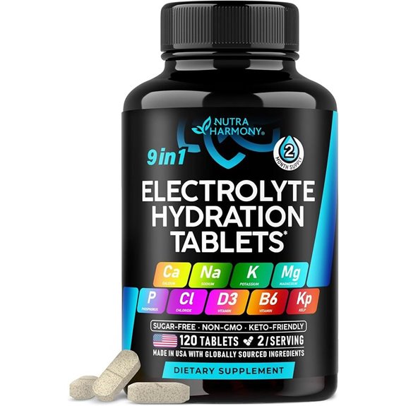Electrolyte Tablets with Magnesium & D3 (120)