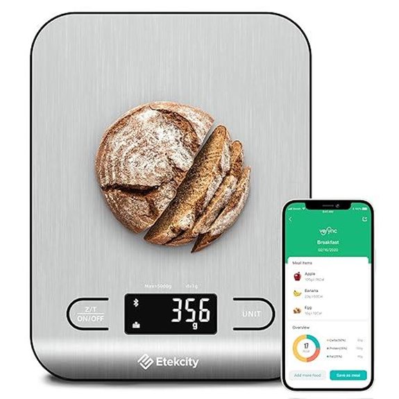 Etekcity Digital Kitchen Scale for Weight Loss
