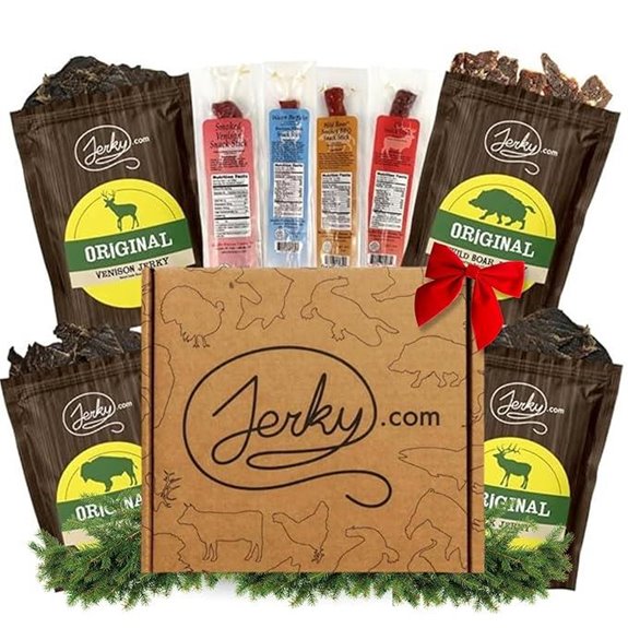 Exotic Jerky Gift Box: 8-Piece Variety Pack