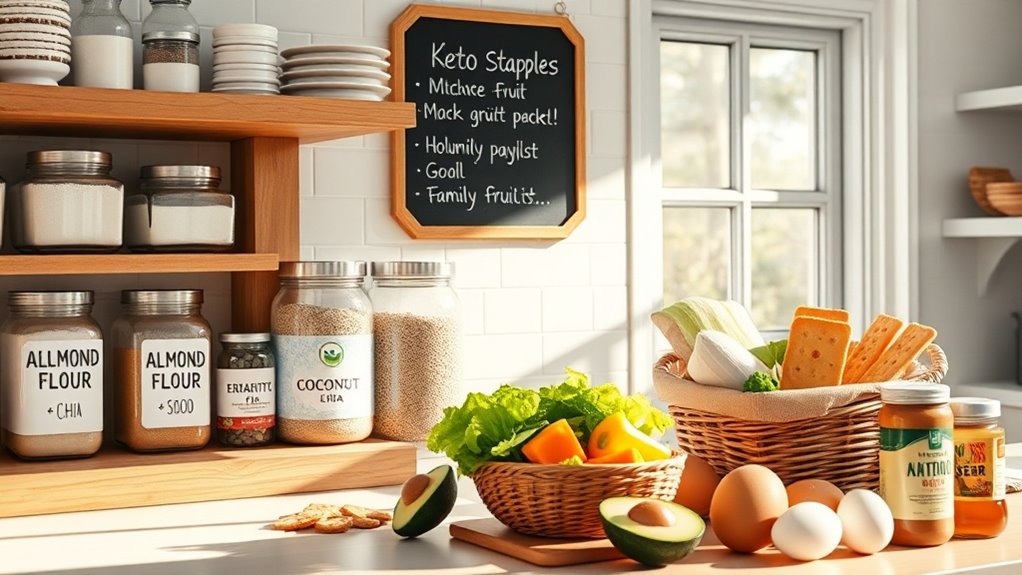 family friendly keto pantry essentials