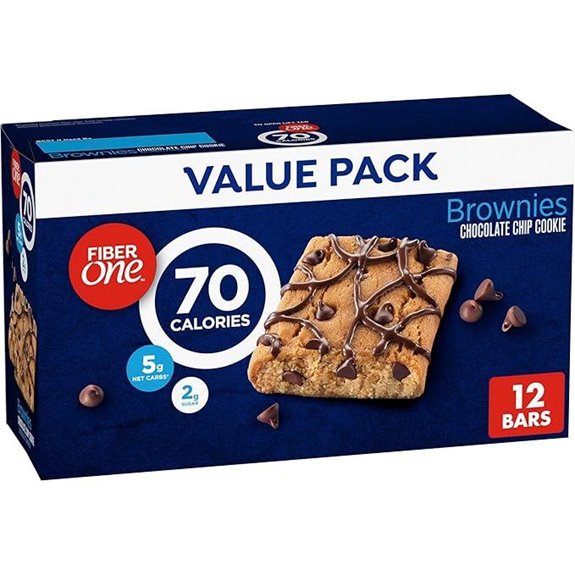 Fiber One 70 Calorie Brownie Cookie Snack Bars (12 Ct)