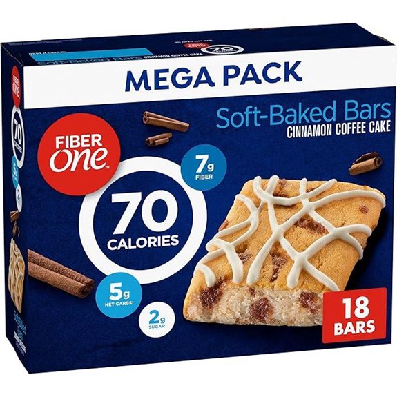 Fiber One Cinnamon Coffee Cake Soft Baked Bars (18 ct)