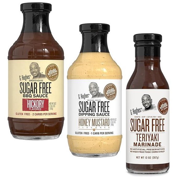 G Hughes Sugar Free BBQ Sauces 3-Pack