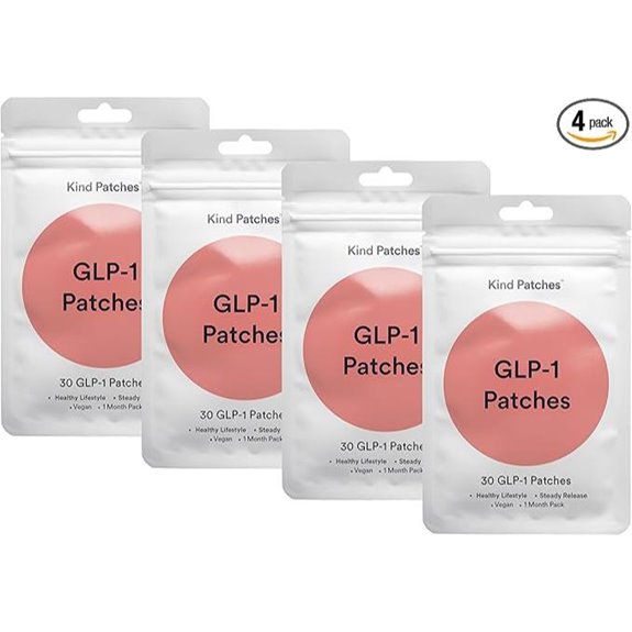 GLP-1 Patches by Kind Patches for Women and Men - 4 Pack 120 Count