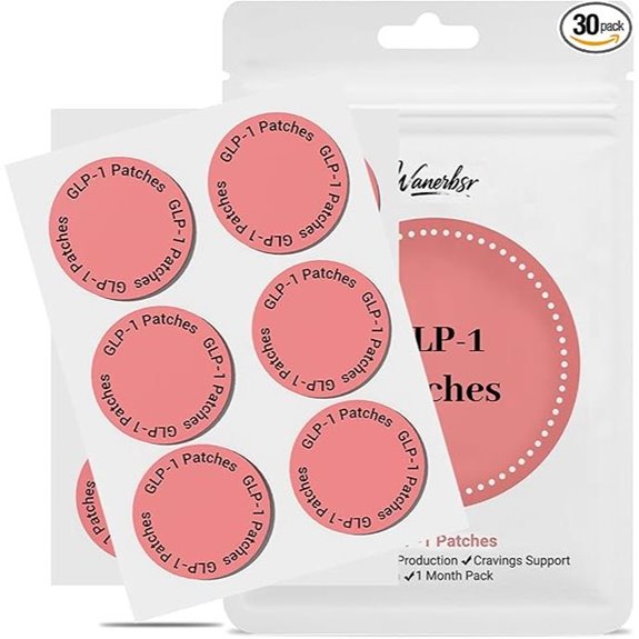 GLP-1 Patches with L-Glutamine Berberine (30 Count)