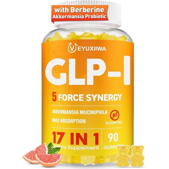 GLP-1 Probiotic Gummies with Berberine Sugar Free