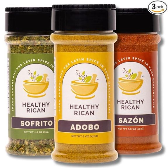 Healthy Rican Adobo Sazon Sofrito Seasoning Mix Gluten Free