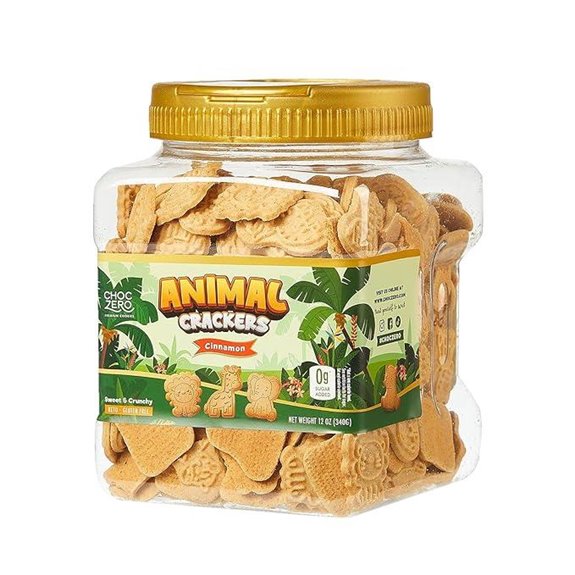 ChocZero Cinnamon Animal Crackers (Gluten Free)