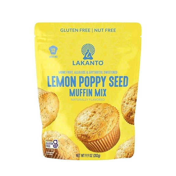 Lakanto Lemon Poppy Seed Muffin Mix Gluten Free