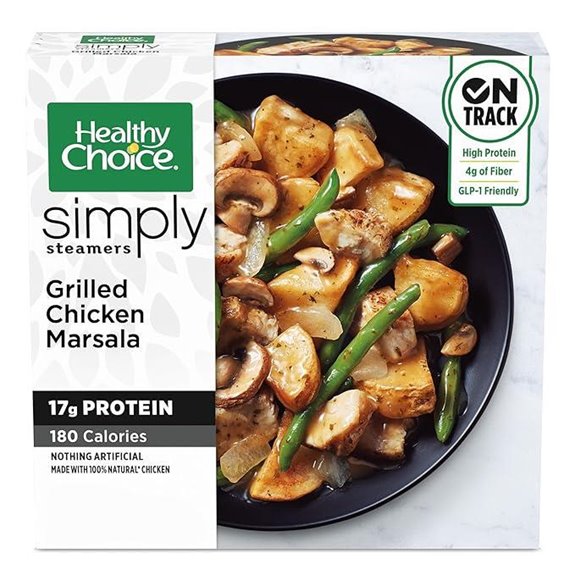 Healthy Choice Steamers Grilled Chicken Marsala Bowl