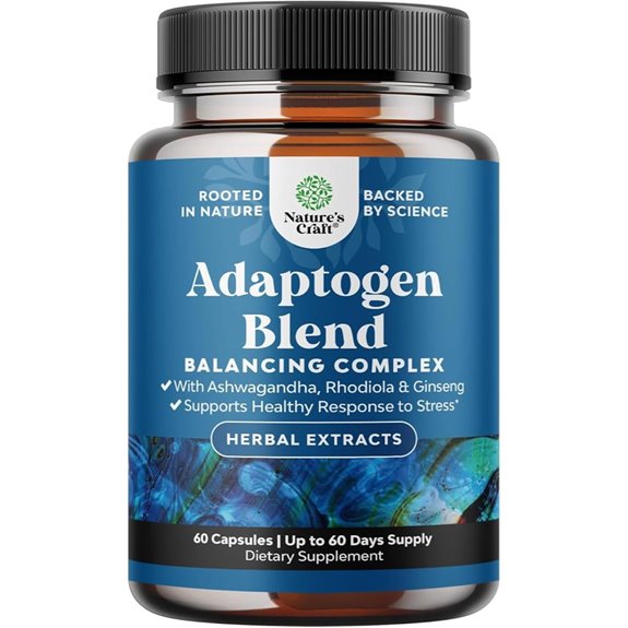 Herbal Adaptogen Mood Support Supplement with Ashwagandha