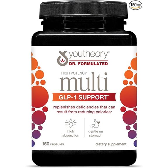 Youtheory High Potency GLP-1 Multivitamin for Immune Health