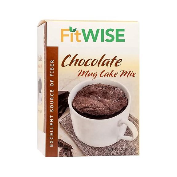 FITWISE High Protein Mug Cake Mix Chocolate (7 Servings)