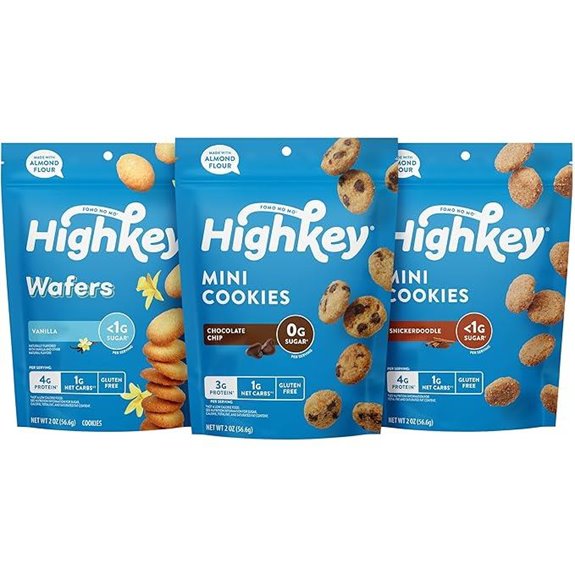HighKey Sugar Free Cookies Variety Pack (3-Pack)