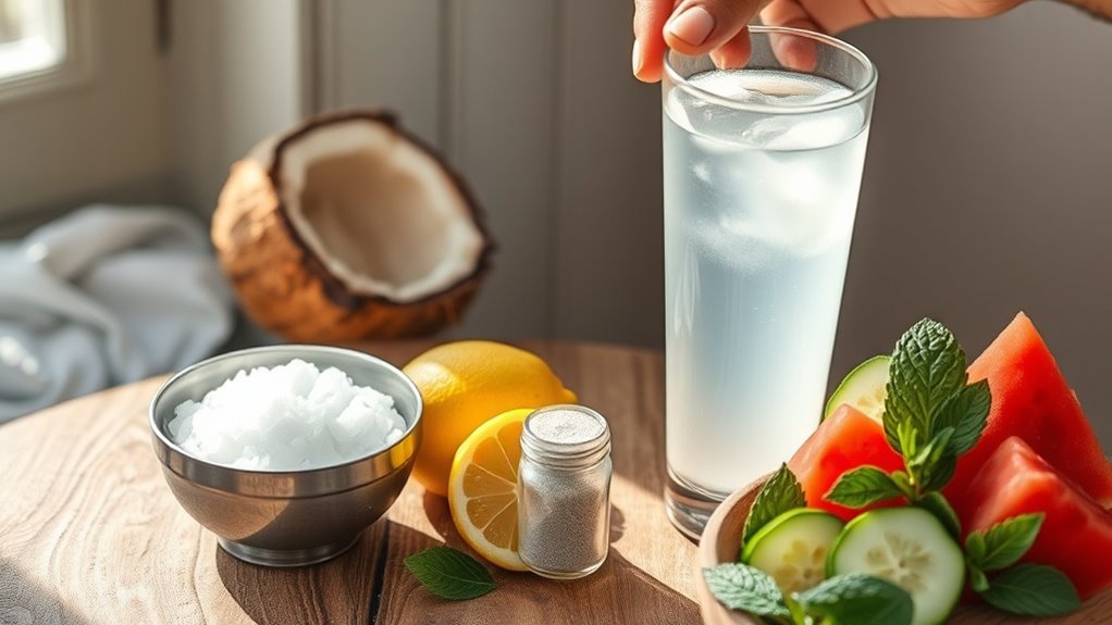 hydration electrolytes and timing