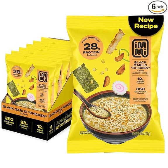 Immi Black Garlic Chicken Ramen — Plant-Based 6 Pack