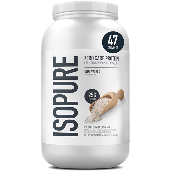 Isopure Zero Carb Whey Isolate Protein Powder