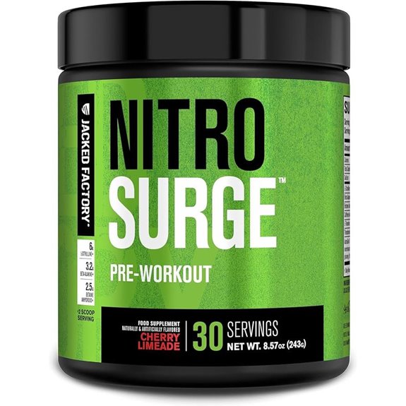 Jacked Factory NITROSURGE Pre Workout&mdash;Cherry Limeade