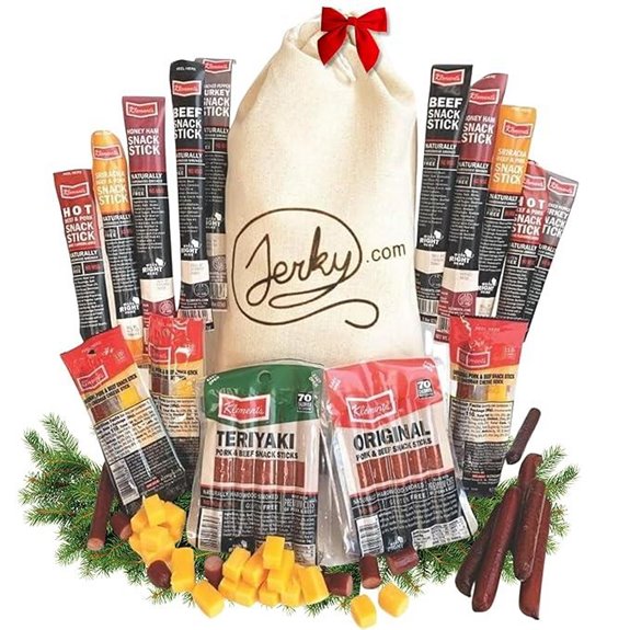 Jerky.com 26-Piece Meat Sticks Gift Basket for Men