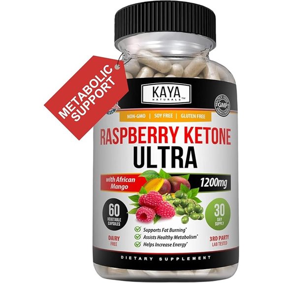 Kaya Naturals Raspberry Ketone Weight Loss Supplement