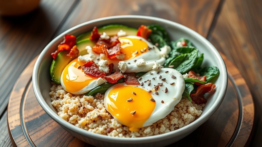 keto bowls protein fats texture