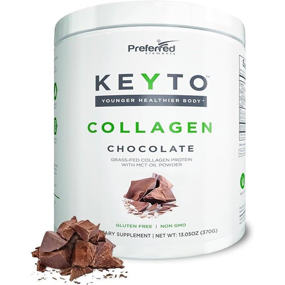 Keto Collagen Protein Powder with MCT Oil Chocolate