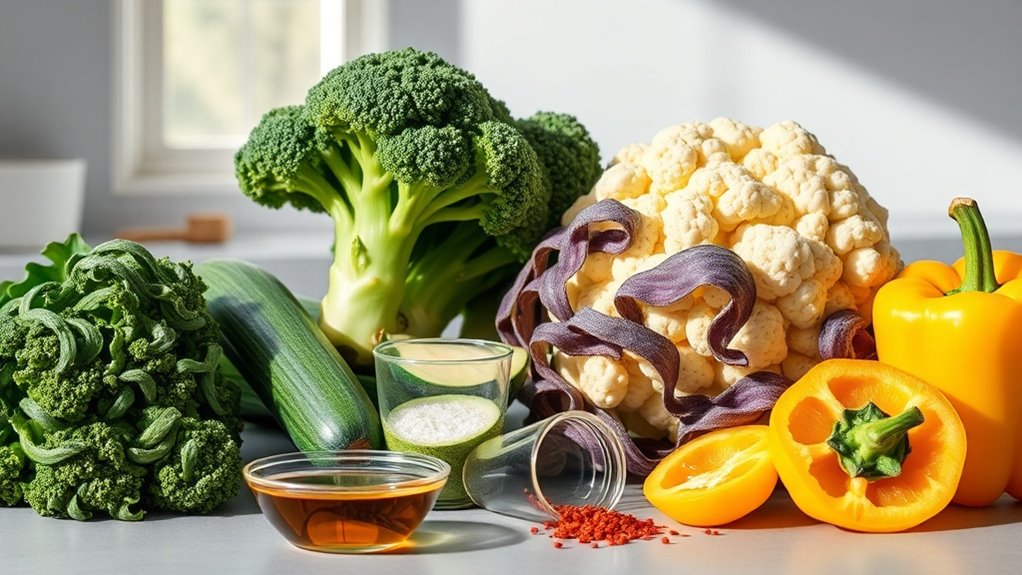 keto friendly vegetable portioning routine