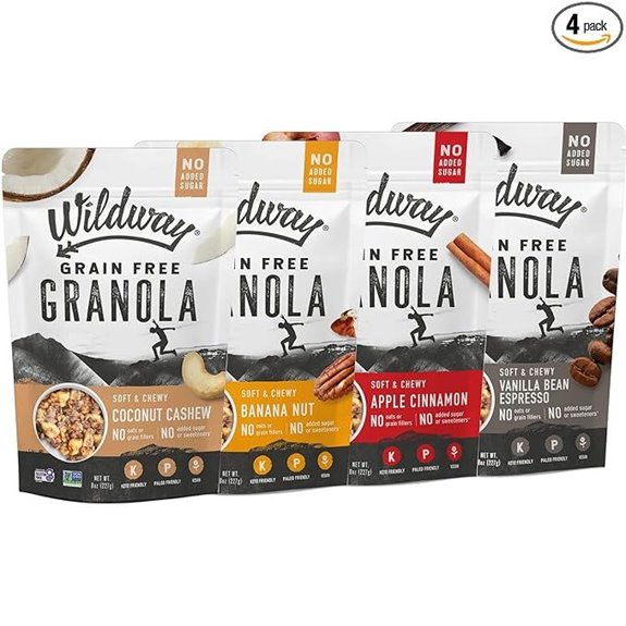 Wildway Keto Granola Variety Pack (Grain-Free)